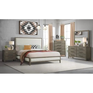 Elements International Versailles Chest in Grey - Vida Furniture (Laredo,TX)