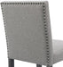 Elements International Seneca Counter Height Dining Chair (Set of 2) in Grey - Vida Furniture (Laredo,TX)