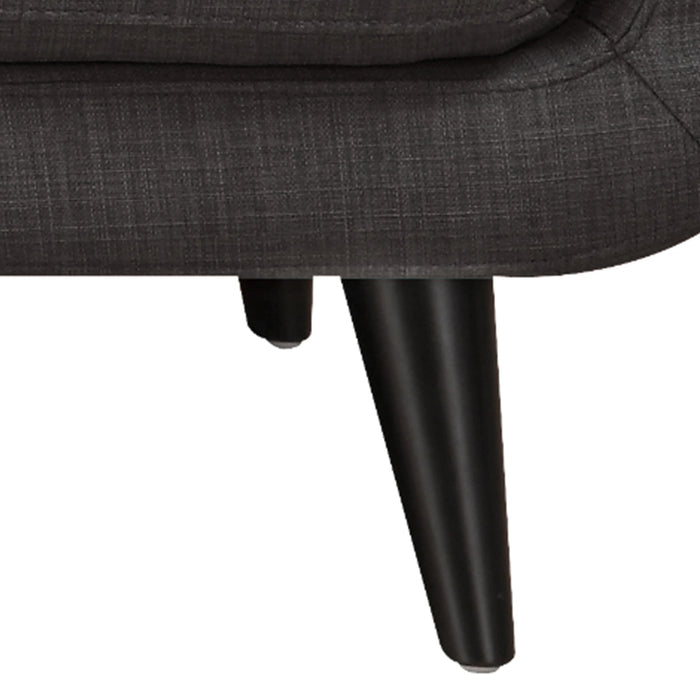 Hadley Sofa & Loveseat Set in Charcoal