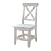 Elements International Britton Wooden Side Chair (Set of 2) in White - Vida Furniture (Laredo,TX)