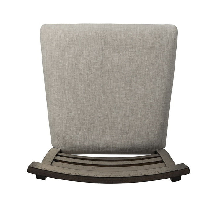 Elements International Colorado Counter Height Chair in Charcoal - Vida Furniture (Laredo,TX)