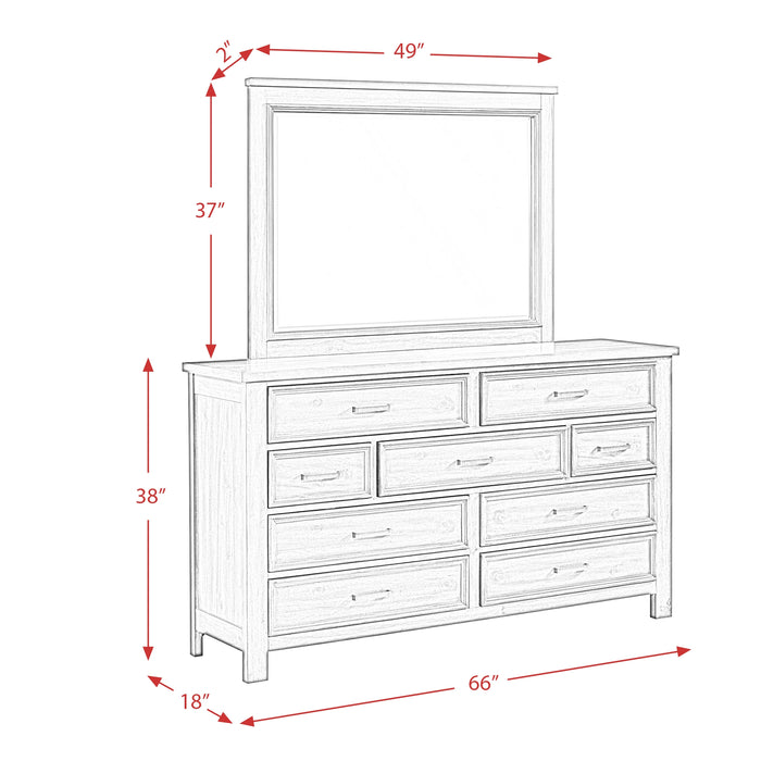 Sullivan Dresser and Mirror Set