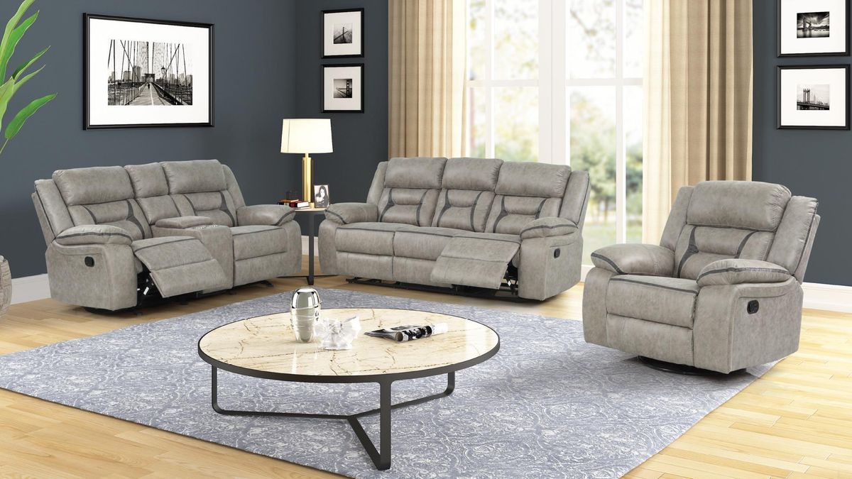Galaxy Home Denali Recliner in Gray698781291764 - Vida Furniture (Laredo,TX)