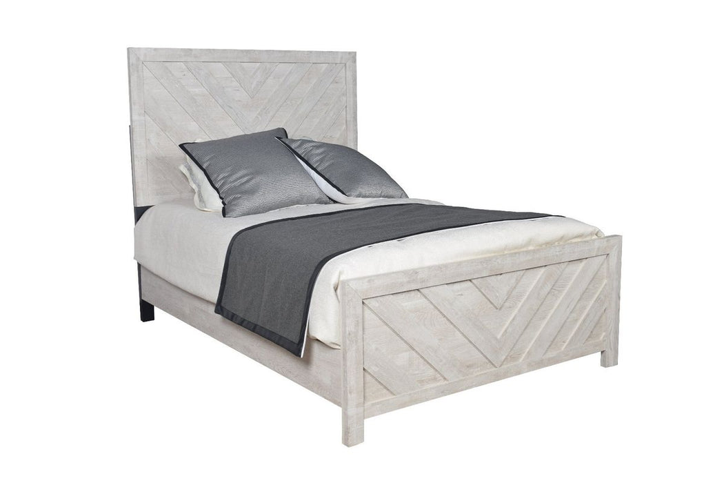 Galaxy Home Denver Full Bed in Rustic Oak - Vida Furniture (Laredo,TX)