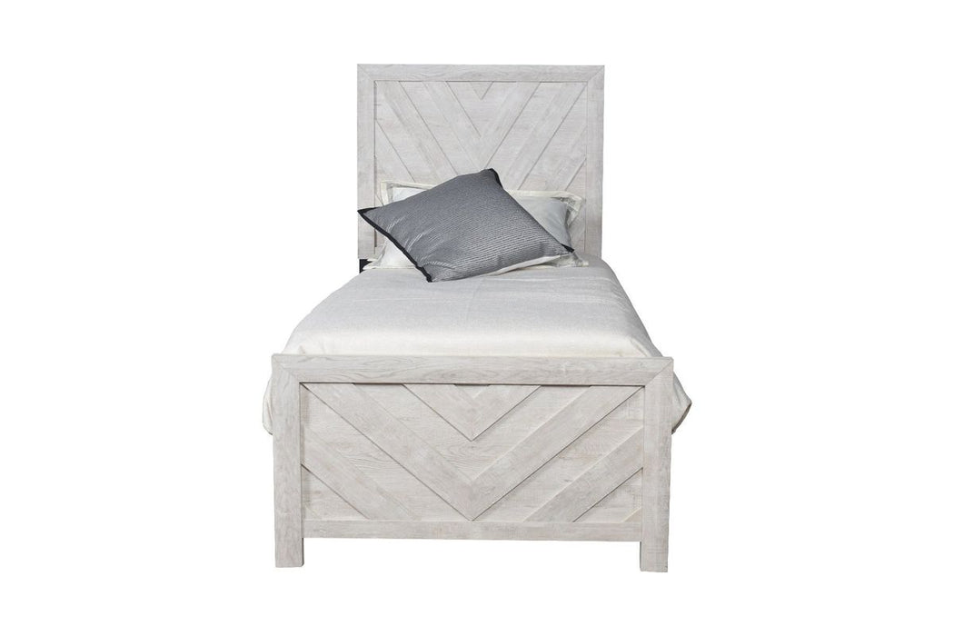 Galaxy Home Denver Twin Bed in Rustik Oak - Vida Furniture (Laredo,TX)