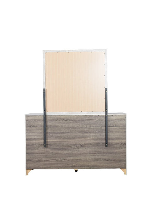 Galaxy Home Denver Dresser in Rustic Oak - Vida Furniture (Laredo,TX)