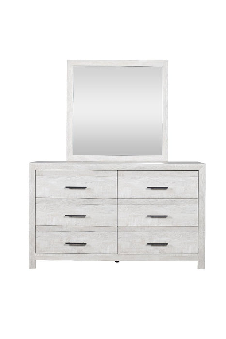 Galaxy Home Denver Dresser in Rustic Oak - Vida Furniture (Laredo,TX)