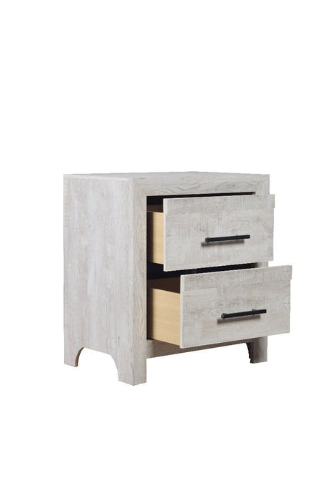 Galaxy Home Denver Nightstand Rustic Oak - Vida Furniture (Laredo,TX)