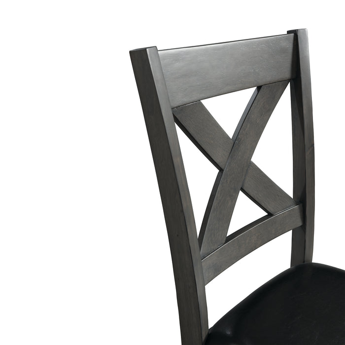 Alex Dining Side Chair Grey (2 PER PACK) - Vida Furniture (Laredo,TX)