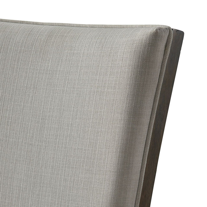 Elements International Grady Upholstered Side Chair (Set of 2) in Brown - Vida Furniture (Laredo,TX)