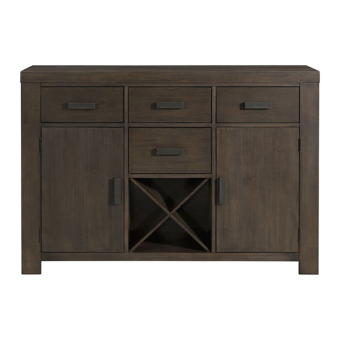 Elements International Grady Server in Brown - Vida Furniture (Laredo,TX)