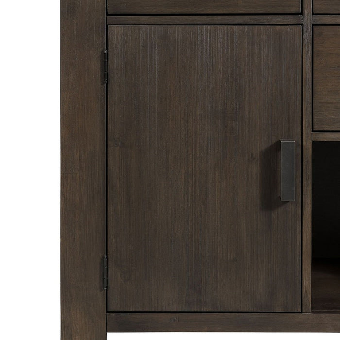 Elements International Grady Server in Brown - Vida Furniture (Laredo,TX)
