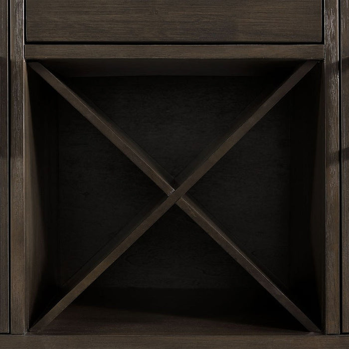 Elements International Grady Server in Brown - Vida Furniture (Laredo,TX)