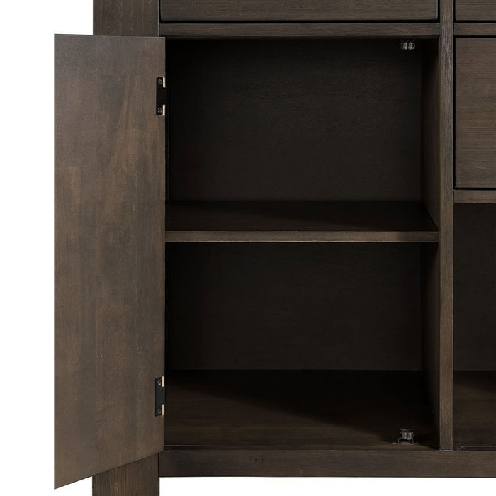 Elements International Grady Server in Brown - Vida Furniture (Laredo,TX)