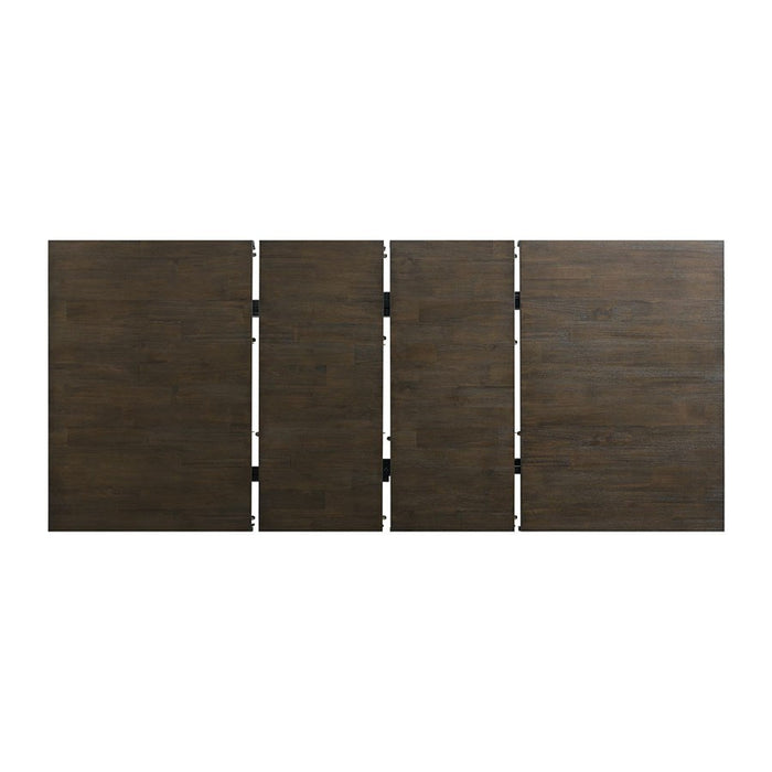 Elements International Grady Rectangular Dining Table in BrownC - Vida Furniture (Laredo,TX)