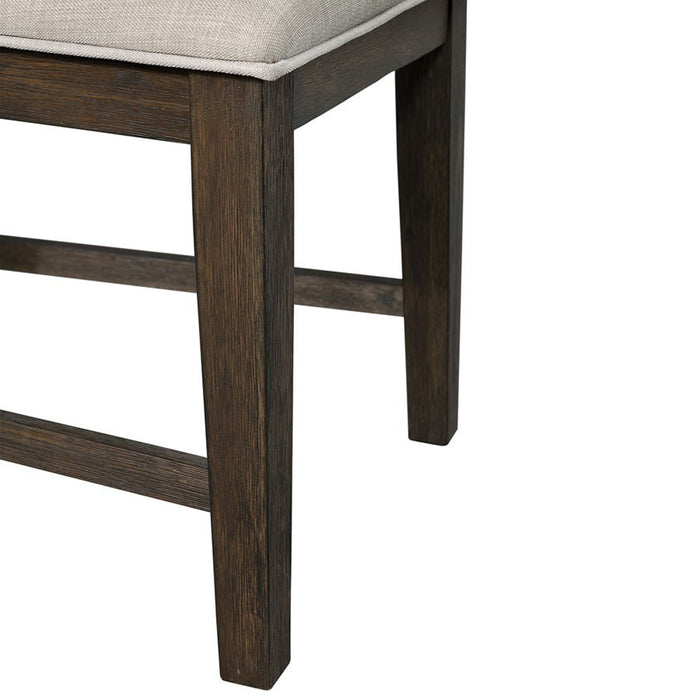 Elements International Grady Side Chair (Set of 2) in Brown - Vida Furniture (Laredo,TX)