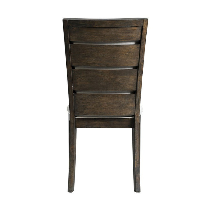 Elements International Grady Side Chair (Set of 2) in Brown - Vida Furniture (Laredo,TX)