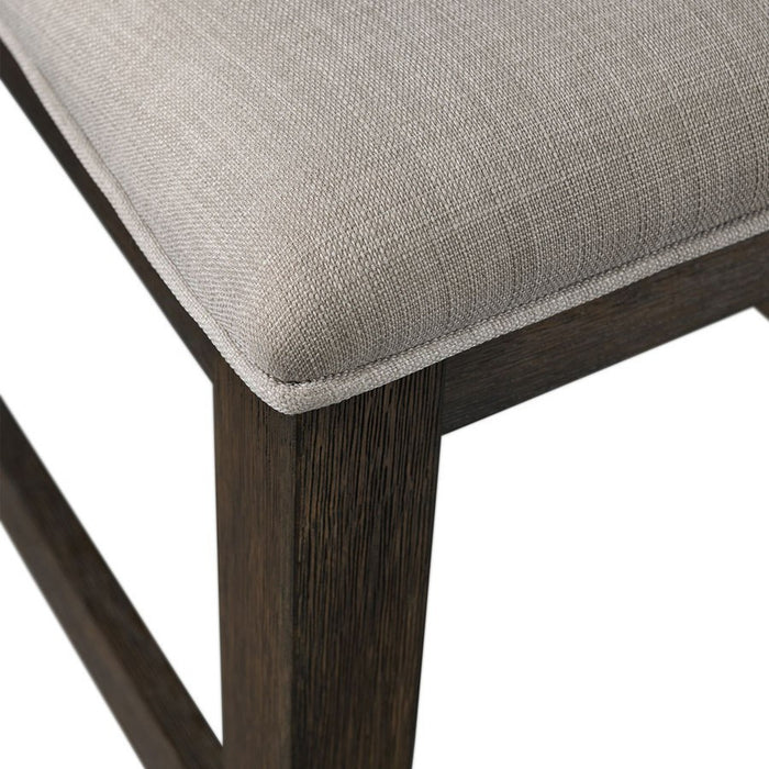 Elements International Grady Side Chair (Set of 2) in Brown - Vida Furniture (Laredo,TX)