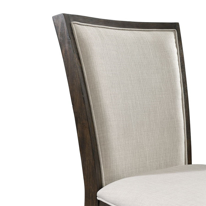 Elements International Grady Side Chair (Set of 2) in Brown - Vida Furniture (Laredo,TX)