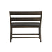 Elements International Mango Counter Height Bench in Dark Brown - Vida Furniture (Laredo,TX)