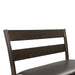 Elements International Mango Counter Height Bench in Dark Brown - Vida Furniture (Laredo,TX)