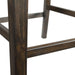 Elements International Mango Counter Height Bench in Dark Brown - Vida Furniture (Laredo,TX)