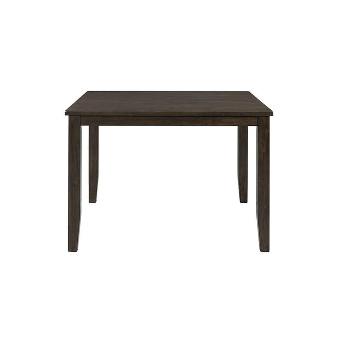 Elements International Mango Counter Height Dining Table in Dark Brown - Vida Furniture (Laredo,TX)