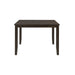 Elements International Mango Counter Height Dining Table in Dark Brown - Vida Furniture (Laredo,TX)