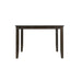 Elements International Mango Counter Height Dining Table in Dark Brown - Vida Furniture (Laredo,TX)