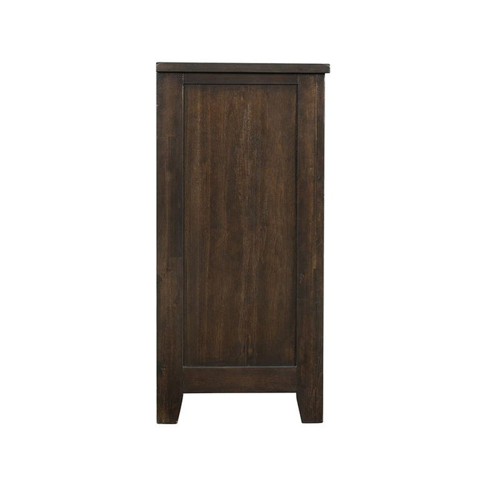 Elements International Mango Server in Dark Brown - Vida Furniture (Laredo,TX)