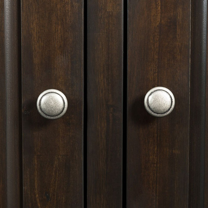 Elements International Mango Server in Dark Brown - Vida Furniture (Laredo,TX)