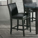 Elements International Meridian Counter Height Chair (Set of 2) in Black - Vida Furniture (Laredo,TX)