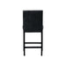 Elements International Meridian Counter Height Chair (Set of 2) in Black - Vida Furniture (Laredo,TX)