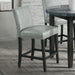 Elements International Meridian Counter Height Chair (Set of 2) in Grey - Vida Furniture (Laredo,TX)