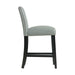 Elements International Meridian Counter Height Chair (Set of 2) in Grey - Vida Furniture (Laredo,TX)