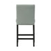 Elements International Meridian Counter Height Chair (Set of 2) in Grey - Vida Furniture (Laredo,TX)