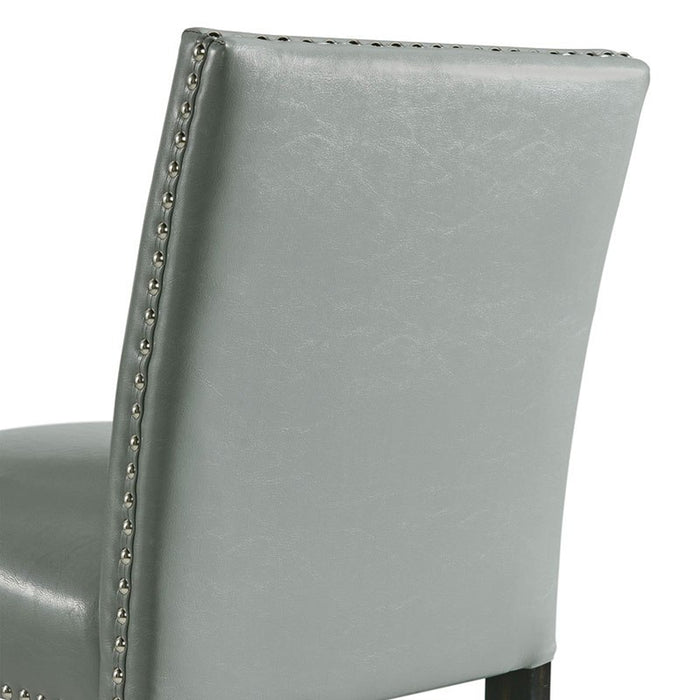 Elements International Meridian Counter Height Chair (Set of 2) in Grey - Vida Furniture (Laredo,TX)