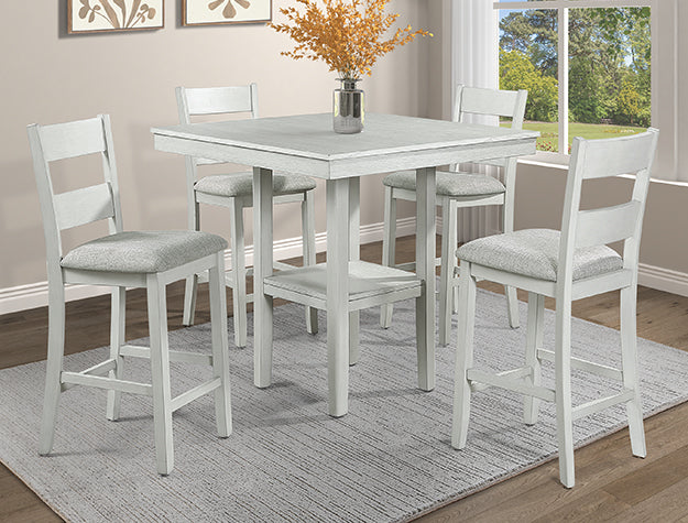 Lester 5-Pk Ct Ht Tbl Set Driftwood