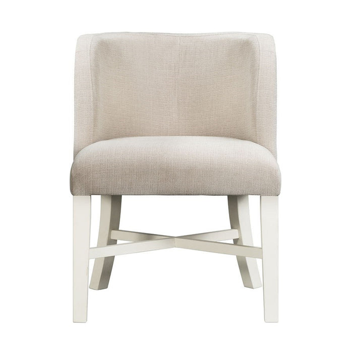 Elements International Park Creek Parson Side Chair (Set of 2) in Two-Tone - Vida Furniture (Laredo,TX)