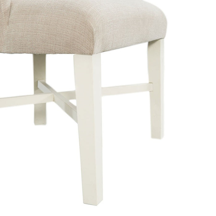 Elements International Park Creek Parson Side Chair (Set of 2) in Two-Tone - Vida Furniture (Laredo,TX)