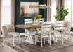 Elements International Park Creek Parson Side Chair (Set of 2) in Two-Tone - Vida Furniture (Laredo,TX)