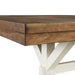 Elements International Park Creek Rectangular Dining Table in Two-Tone - Vida Furniture (Laredo,TX)