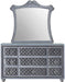Crown Mark Furniture Voltare Mirror in Dark Grey - Vida Furniture (Laredo,TX)