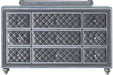 Crown Mark Furniture Voltare Dresser in Dark Grey - Vida Furniture (Laredo,TX)