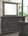 Elements International Condesa Grey 8 Drawer Dresser in Gray - Vida Furniture (Laredo,TX)