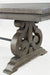 Elements International Stone Dining Table in Dark Ash - Vida Furniture (Laredo,TX)