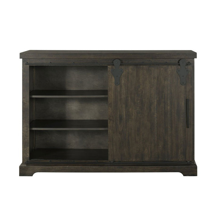 Elements International Stone Stone Server in Dark Ash - Vida Furniture (Laredo,TX)
