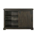 Elements International Stone Stone Server in Dark Ash - Vida Furniture (Laredo,TX)
