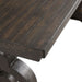 Elements International Stone Counter Height Dining Table in Dark AshC - Vida Furniture (Laredo,TX)