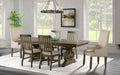 Elements International Stone Dining Table in Grey - Vida Furniture (Laredo,TX)